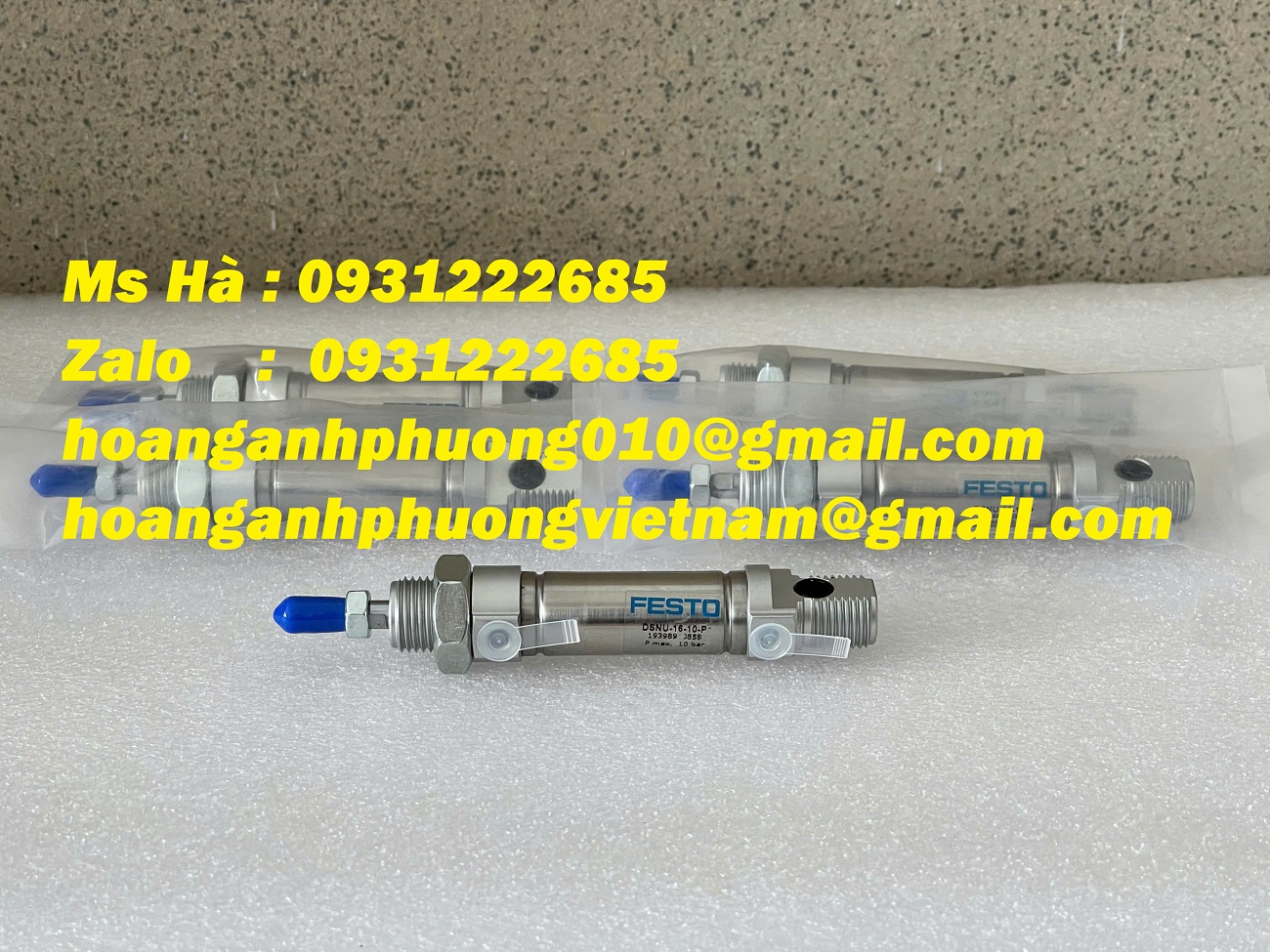 Xi lanh tròn nhỏ gọn Festo DSNU-16-10-P giao nhanh chóng